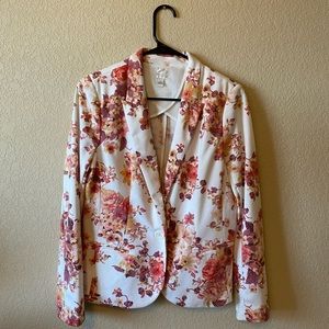 Adorable flower Lauren Conrad Blazer
